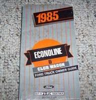 1985 Ford Econoline E-150, E-250 & E-350 & Club Wagon Owner's Manual