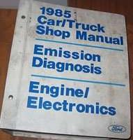 1985 Lincoln Mark VII Engine/Electronics Emission Diagnosis Service Manual