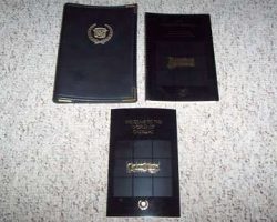 1985 Cadillac Fleetwood Brougham Owner's Manual Set