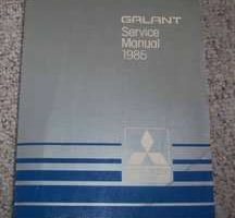 1985 Mitsubishi Galant Service Manual