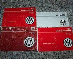 1985 Volkswagen Golf Owner's Manual Set