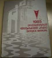 1985 Pontiac Grand Am Service Manual