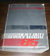 1985 GMC Heavy Duty Truck Models Service Manual