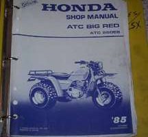 1985 Honda ATC Big Red ATC250ES Service Manual