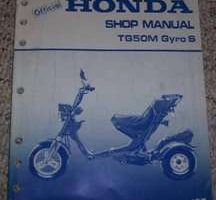 1985 Honda Gyro S TG50M Service Manual