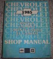 1985 Chevrolet Caprice Service Manual