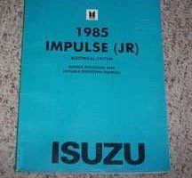 1985 Isuzu Impulse Electrical Wiring Diagram Troubleshooting Manual