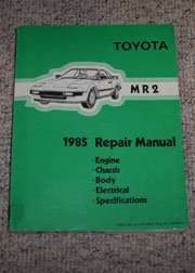 1985 Toyota MR2 Service Repair Manual