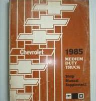 1985 Chevrolet Kodiak Medium Duty Truck Service Manual Supplement
