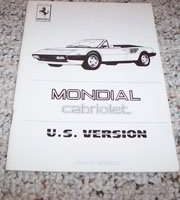 1984 Ferrari Mondial Cabriolet Owner's Manual