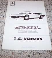 1985 Ferrari Mondial Cabriolet Owner's Manual