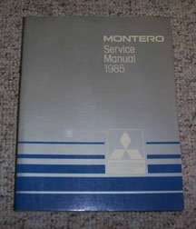 1985 Mitsubishi Montero Service Manual