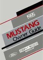 1985 Ford Mustang Owner's Manual