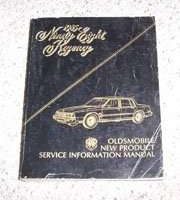 1985 Oldsmobile Ninety Eight Regency New Product Service Information Manual