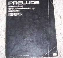 1985 Honda Prelude Electrical Troubleshooting Manual