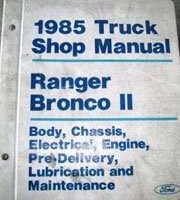 1985 Ford Ranger & Bronco II Service Manual