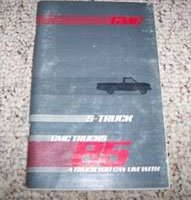 1985 GMC S-Truck & S-15 Jimmy Owner's Manual
