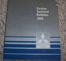 1985 Mitsubishi Mirage Service Technical Bulletins Manual