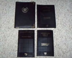 1985 Cadillac Seville Owner's Manual Set