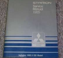 1985 Mitsubishi Starion Service Manual