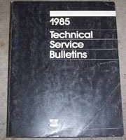 1985 Dodge Charger Technical Service Bulletin Manual