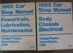 1985 Mercury Topaz & Lynx Service Manual