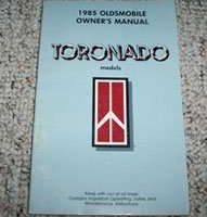 1985 Oldsmobile Toronado Owner's Manual