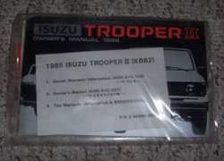1985 Isuzu Trooper II Owner's Manual