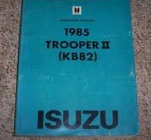 1985 Isuzu Trooper II Service Manual