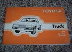 1985 Toyota Truck Owner's Manual