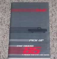 1985 GMC Pickup Truck Owner's Manual