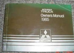 1985 Mitsubishi Truck Owner's Manual