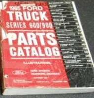 1985 Ford Medium & Heavy Duty Trucks Parts Catalog Illustrations