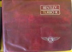 1985 Bentley Turbo R Owner's Manual