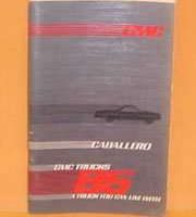 1985 GMC Caballero Owner's Manual