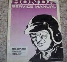 1987 Honda Helix CN250 Service Manual