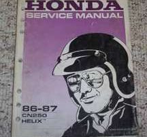 1987 Honda Helix CN250 Service Manual