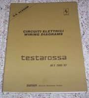 1986 Ferrari Testarossa Wiring Diagrams Manual