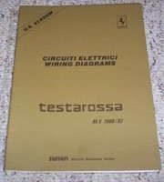 1987 Ferrari Testarossa Wiring Diagrams Manual