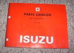 1986 Isuzu Trooper II Parts Catalog