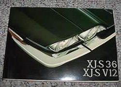 1987 Jaguar XJ-S 3.6L & XJ-S V12 Owner's Manual