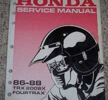 1988 Honda Fourtrax TRX 200SX Service Manual