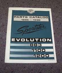 1988 Harley-Davidson Sportster Parts Catalog Manual