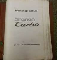 1986 Porsche 944 Turbo Service Workshop Manual Binders