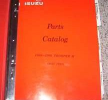 1988 Isuzu Trooper II Parts Catalog