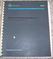 1987 Mercedes Benz 260E Electrical Troubleshooting Manual