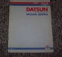 1986 Nissan Sentra Product Bulletin Manual