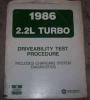 1986 Dodge 600 2.2L Turbo Engines Driveablity Test Procedures