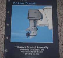 1986 OMC Sea Drive 2.6L Ducted Transom Bracket Assembly Manual