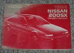 1986 Nissan 200SX Owner's Manual